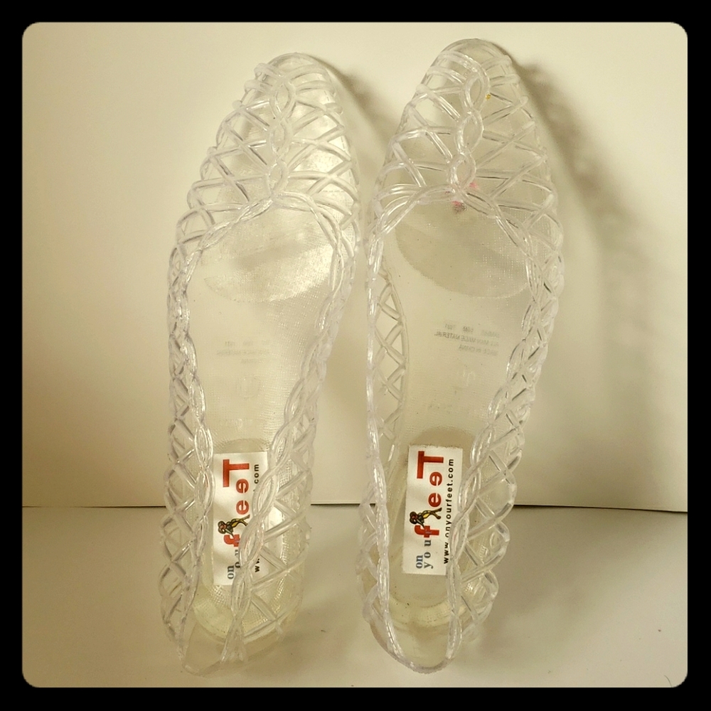On Your Feet - Jelly Shoes - Clear Color